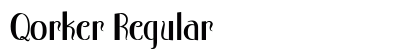 Qorker Regular preview