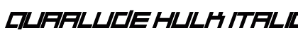 Quaalude hulk Italic Preview
