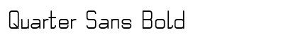 Quarter Sans Bold preview