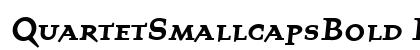 QuartetSmallcapsBold Bold preview