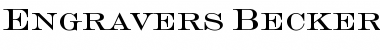 Download Engravers Becker Caps Font Download Engravers Becker Caps Font