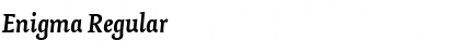 Enigma Regular Font