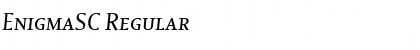 Download EnigmaSC Font