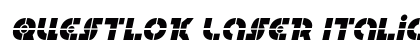 Questlok Laser Italic Italic preview