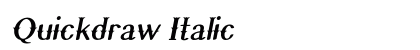 Quickdraw Italic preview