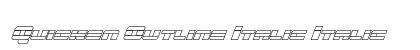 Quicken Outline Italic Italic preview