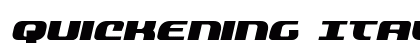 Quickening Italic Italic preview