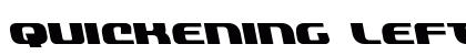 Quickening Leftalic Italic preview