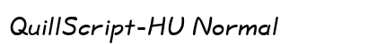 QuillScript-HU Normal preview