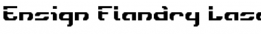 Ensign Flandry Laser Laser Font