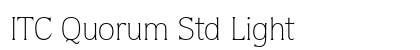 ITC Quorum Std Light Preview
