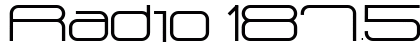 Radio 187.5 Bold preview