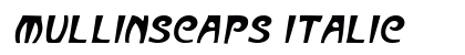MullinsCaps Italic preview