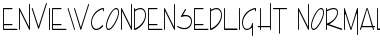 EnviewCondensedLight Normal Font