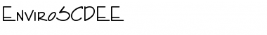 Download EnviroSCDEE Font Download EnviroSCDEE Font