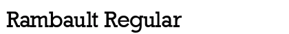 Rambault Regular Preview
