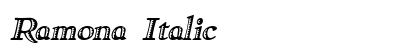 Ramona Italic preview