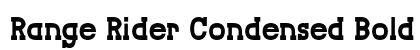 Range Rider Condensed Bold Preview