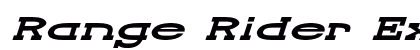 Range Rider Extra-expanded Italic Preview