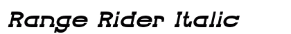 Range Rider Italic preview
