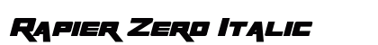 Rapier Zero Italic preview