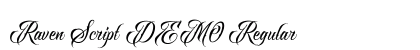 Raven Script DEMO Regular preview