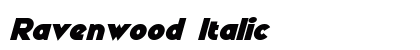 Ravenwood Italic preview