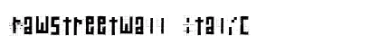 RawStreetWall Italic preview