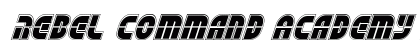 Rebel Command Academy Italic Italic preview