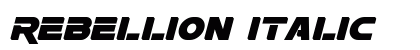 Rebellion Italic preview