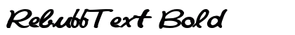 RebuffText Bold Preview