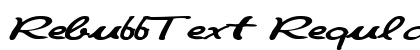 RebuffText Regular preview
