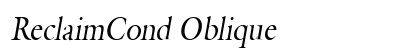 ReclaimCond Oblique Preview