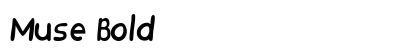 Muse Bold preview