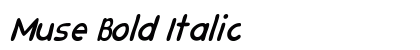 Muse Bold Italic Preview