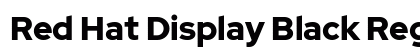 Red Hat Display Black Regular preview