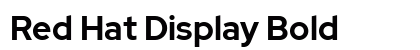 Red Hat Display Bold preview