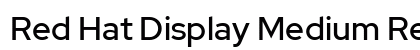 Red Hat Display Medium Regular preview