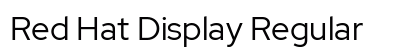 Red Hat Display Regular preview