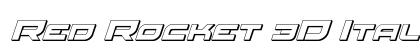 Red Rocket 3D Italic Italic preview