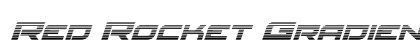 Red Rocket Gradient Italic Italic preview