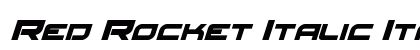 Red Rocket Italic Italic preview