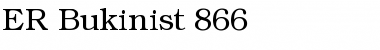 ER Bukinist 866 Normal Font