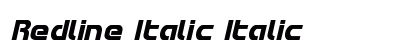 Redline Italic Italic preview