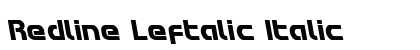 Redline Leftalic Italic preview