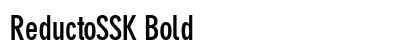 ReductoSSK Bold preview