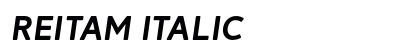 Reitam Italic Preview