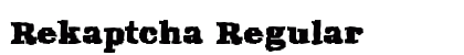 Rekaptcha Regular preview