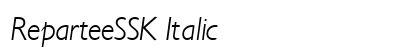 ReparteeSSK Italic Preview