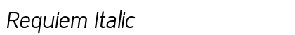 Requiem Italic preview